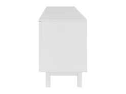 Móvel de TV com 4 portas, unidade de armazenamento com divisórias ajustáveis, 175 x 38 x 56 cm^ Móvel De Tv