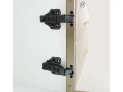 Móvel de TV com iluminação LED, cômoda com 4 gavetas e 2 portas de vidro temperado.^ Móvel De Tv
