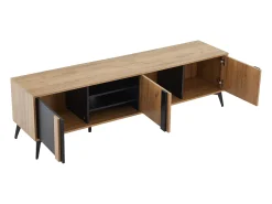 Hauss Spole Móvel de TV com 3 portas e arrumação aberta, 180x40x50 cm^ Móvel De Tv