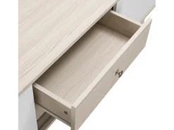 Best Merax Móvel de TV com 2 gavetas e 2 portas de correr - estilo moderno - aglomerado - Branco