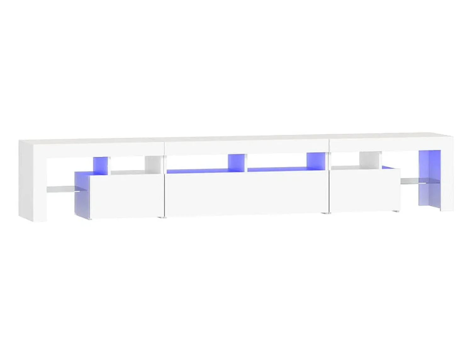 Móvel de TV com luzes LED 230x36,5x40 cm PT949527^ Móvel De Tv