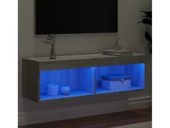 vidaxl Móvel de TV com luzes LED 100x30x30 cm sonoma^ Móvel De Tv
