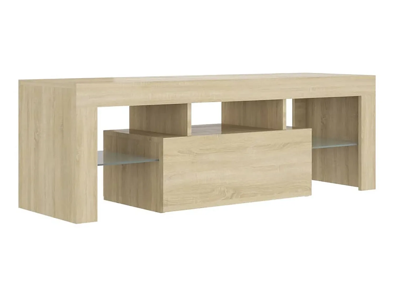 Online Móvel de TV com luzes LED 120x35x40 cm carvalho sonoma PT575758 Castanho