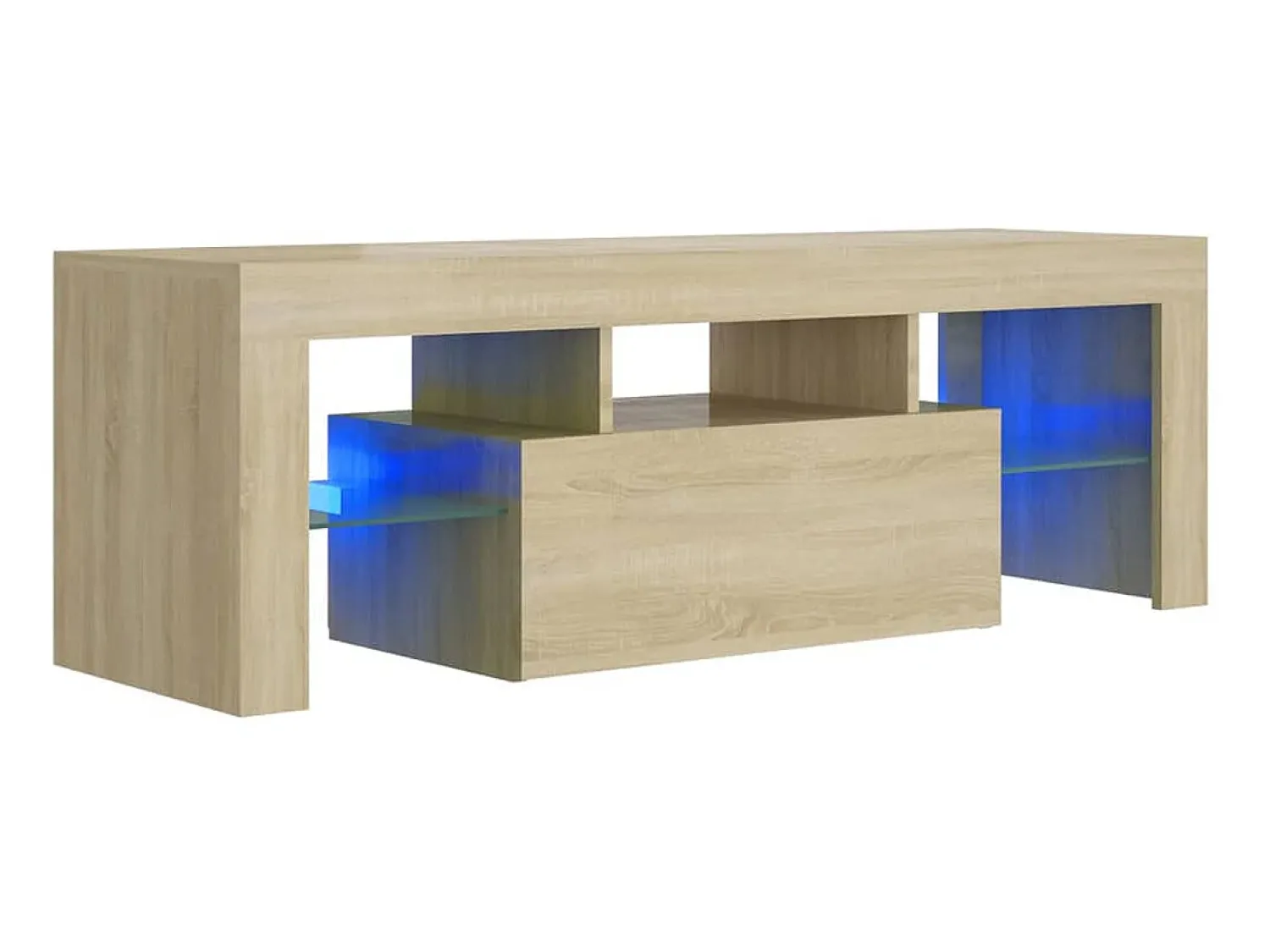 Online Móvel de TV com luzes LED 120x35x40 cm carvalho sonoma PT575758 Castanho