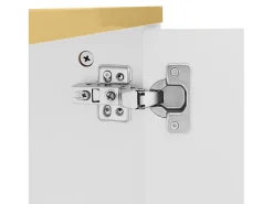 Móvel de TV de 175 cm, com 2 gavetas, 2 portas, pernas e puxadores em metal dourado, padrões esculpidos, estilo escandinavo, mobiliário de sala em madeira -^ Móvel De Tv