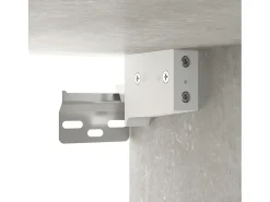 vidaxl Móvel de TV de parede 80x34,5x40 cm cimento Cinzento