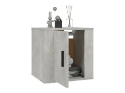 Móvel De Tv* Móvel de TV de parede 40x34,5x40 cm cimento PT669122 Cinzento