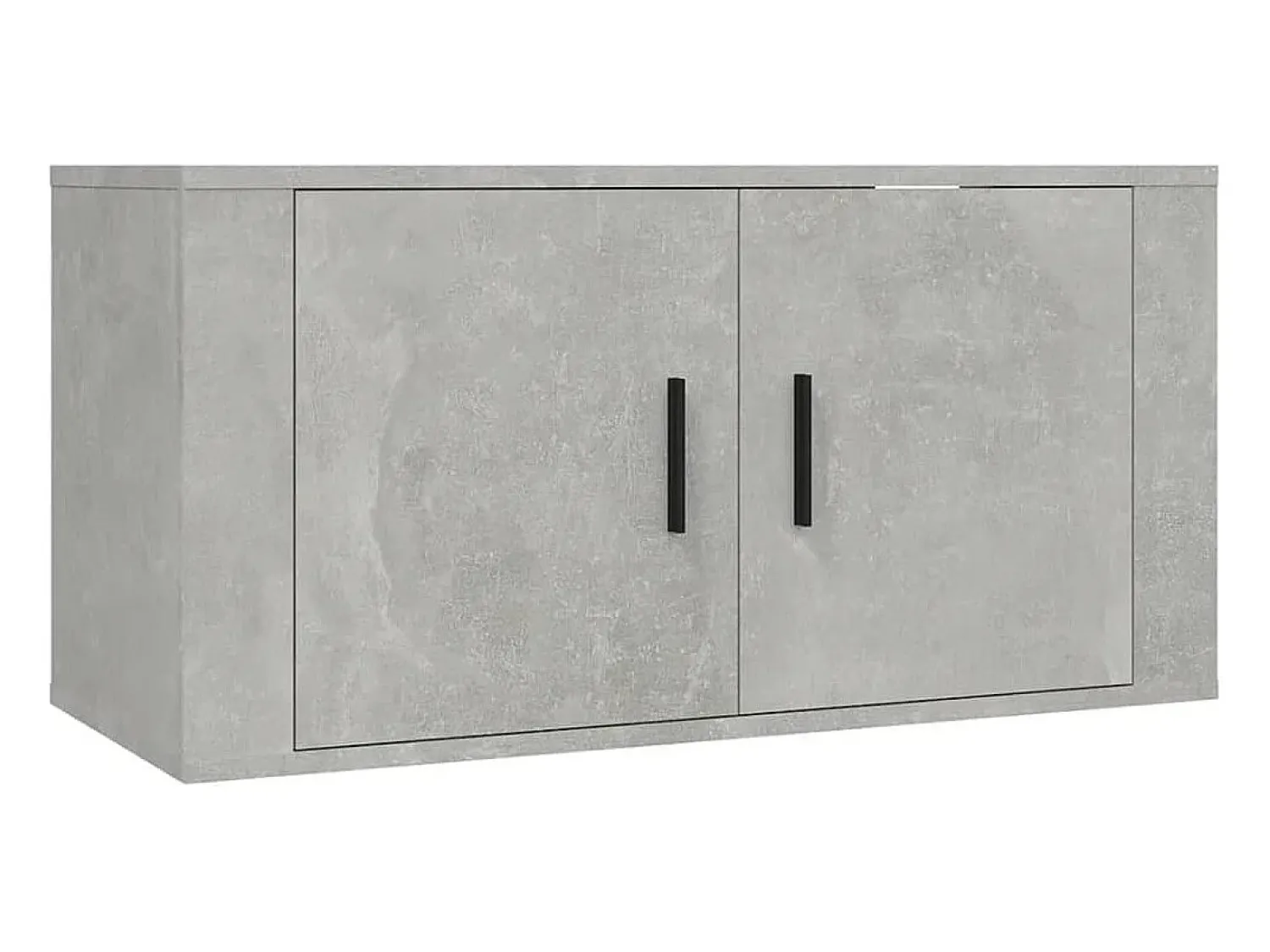 Móvel de TV de parede 80x34,5x40 cm cimento PT903804^ Móvel De Tv