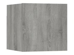 Móvel De Tv| Móvel de TV de parede 30,5x30x30 cm sonoma PT505108 Cinzento