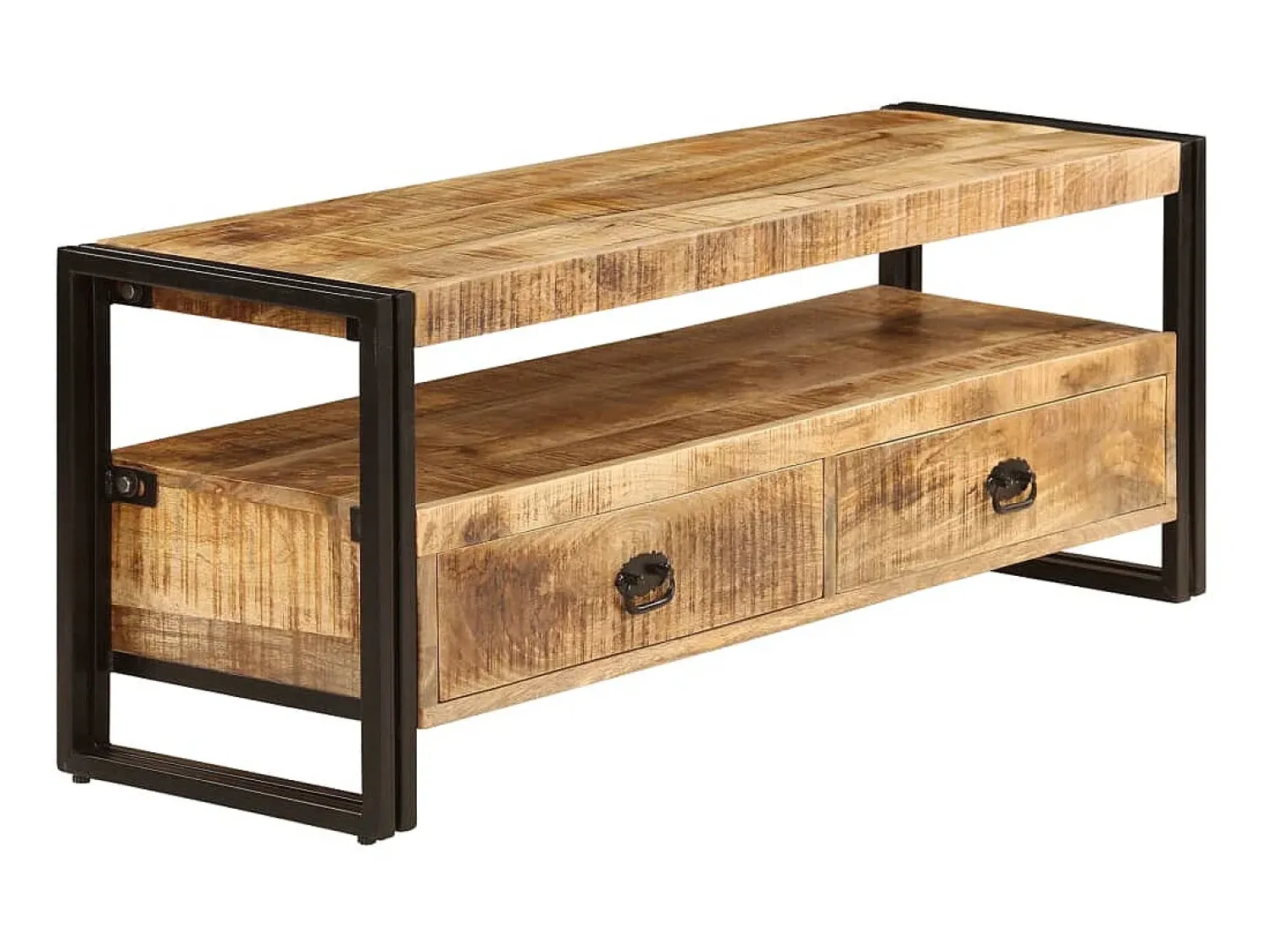 Online Móvel de TV em madeira de mangueira maciça 120x35x45 cm PT838703 Castanho