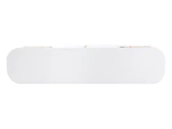 Móvel De Tv* Móvel de TV em rattan , Cômoda com duas portas e duas gavetas, patchwork e madeira Branco