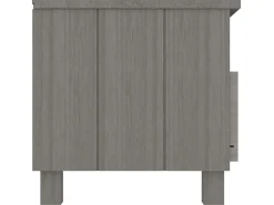 Móvel De Tv| Móvel de TV HAMAR 106x40x40 cm pinho maciço cinza-claro PT524451 Cinzento