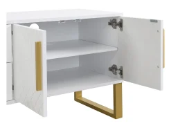 Móvel de TV moderno com 4 portas de armário e 2 gavetas, armário para TV, para sala de estar,^ Móvel De Tv