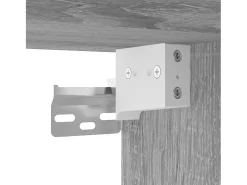 Móvel De Tv*Helloshop26 Móvel de TV multimídia para parede prateleira para TV aparador para TV para sala de jantar sala de estar quarto 2 peças Sonoma 40 x 34,5 x 60 cm cinza 02_0029014 Cinzento