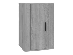 Móvel De Tv*Helloshop26 Móvel de TV multimídia para parede prateleira para TV aparador para TV para sala de jantar sala de estar quarto 2 peças Sonoma 40 x 34,5 x 60 cm cinza 02_0029014 Cinzento