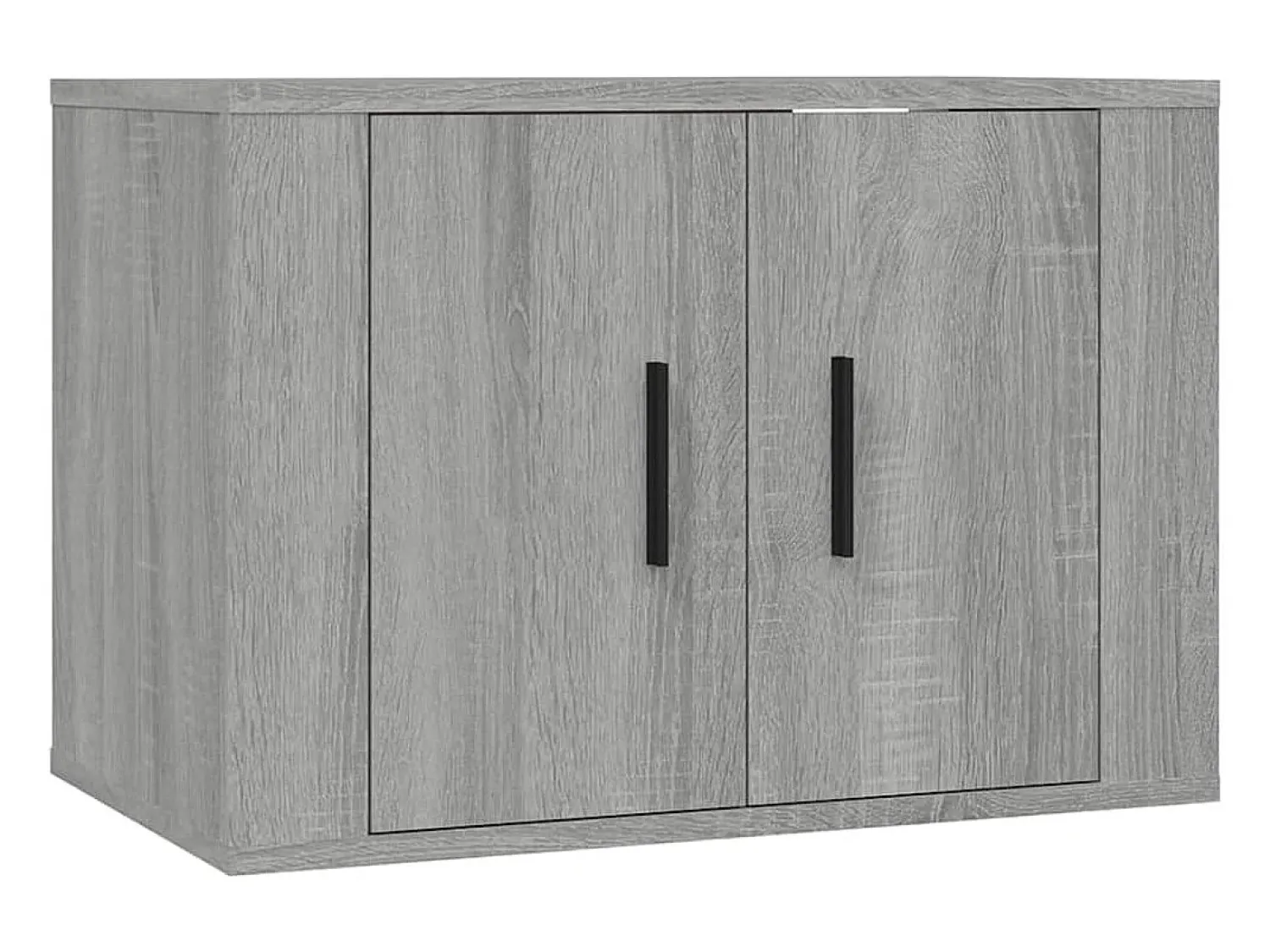 Móvel De Tv*Helloshop26 Móvel de TV multimídia para parede prateleira para TV aparador para TV para sala de jantar sala de estar quarto 3 peças Sonoma 57 x 34,5 x 40 cm cinza 02_0029050 Cinzento