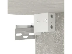 Móvel De Tv*Helloshop26 Móvel de TV multimídia para parede prateleira para TV aparador para TV para sala de jantar sala de estar quarto 2 peças 40 x 34,5 x 60 cm cinza 02_0028913 Cinzento