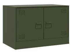 Móvel De Tv* Móvel de TV 67x39x44 aço azeitona PT908901 Verde