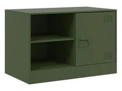 Móvel De Tv| Móvel de TV 67x39x44 aço azeitona PT338381 Verde