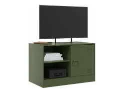 Móvel De Tv| Móvel de TV 67x39x44 aço azeitona PT338381 Verde