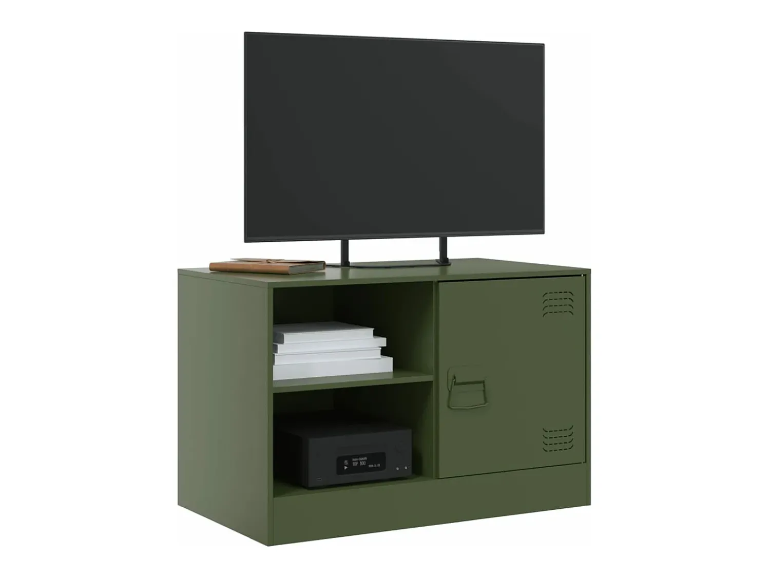 Móvel De Tv| Móvel de TV 67x39x44 aço azeitona PT338381 Verde