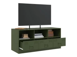 Móvel De Tv* Móvel de TV 99x39x44 aço azeitona PT564276 Verde