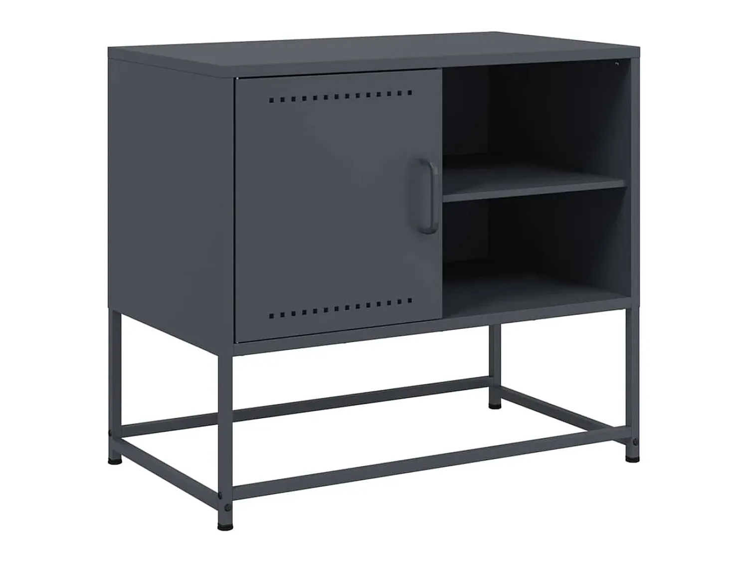 Móvel De Tv|vidaxl Móvel de TV 68x39x60,5 cm aço antracite Cinza antracite