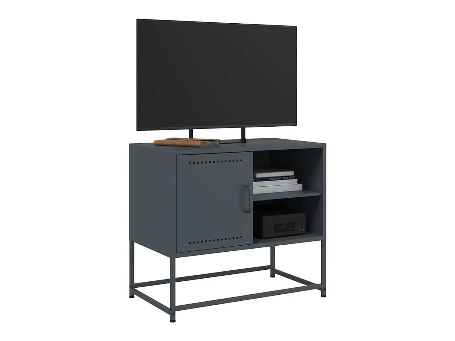 Móvel De Tv|vidaxl Móvel de TV 68x39x60,5 cm aço antracite Cinza antracite