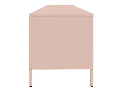 Móvel De Tv*vidaxl Móvel de TV 202x39x43,5 cm aço laminado a frio Rosa