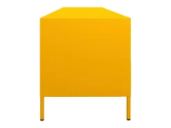 Móvel De Tv|vidaxl Móvel de TV 202x39x43,5 cm aço laminado a frio mostarda Amarelo