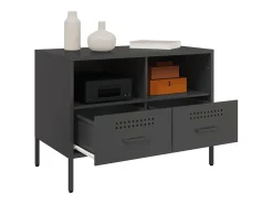 Móvel De Tv* Móvel de TV 68x39x50,5 cm aço PT208056 Preto
