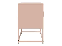 Móvel De Tv*vidaxl Móvel de TV 68x39x60,5 cm aço Rosa