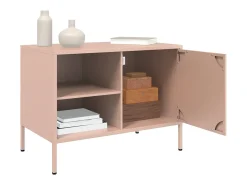 Móvel De Tv* Móvel de TV 68x39x50,5 cm aço PT989364 Rosa