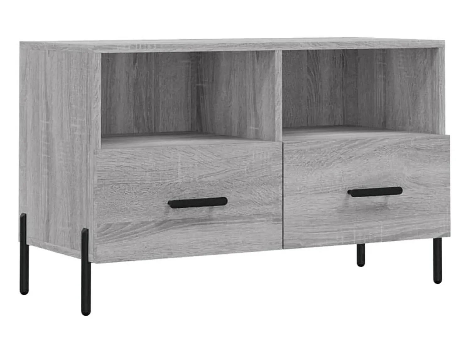 Móvel De Tv| Móvel de TV 80x36x50 cm derivados de madeira sonoma PT751855 Cinzento