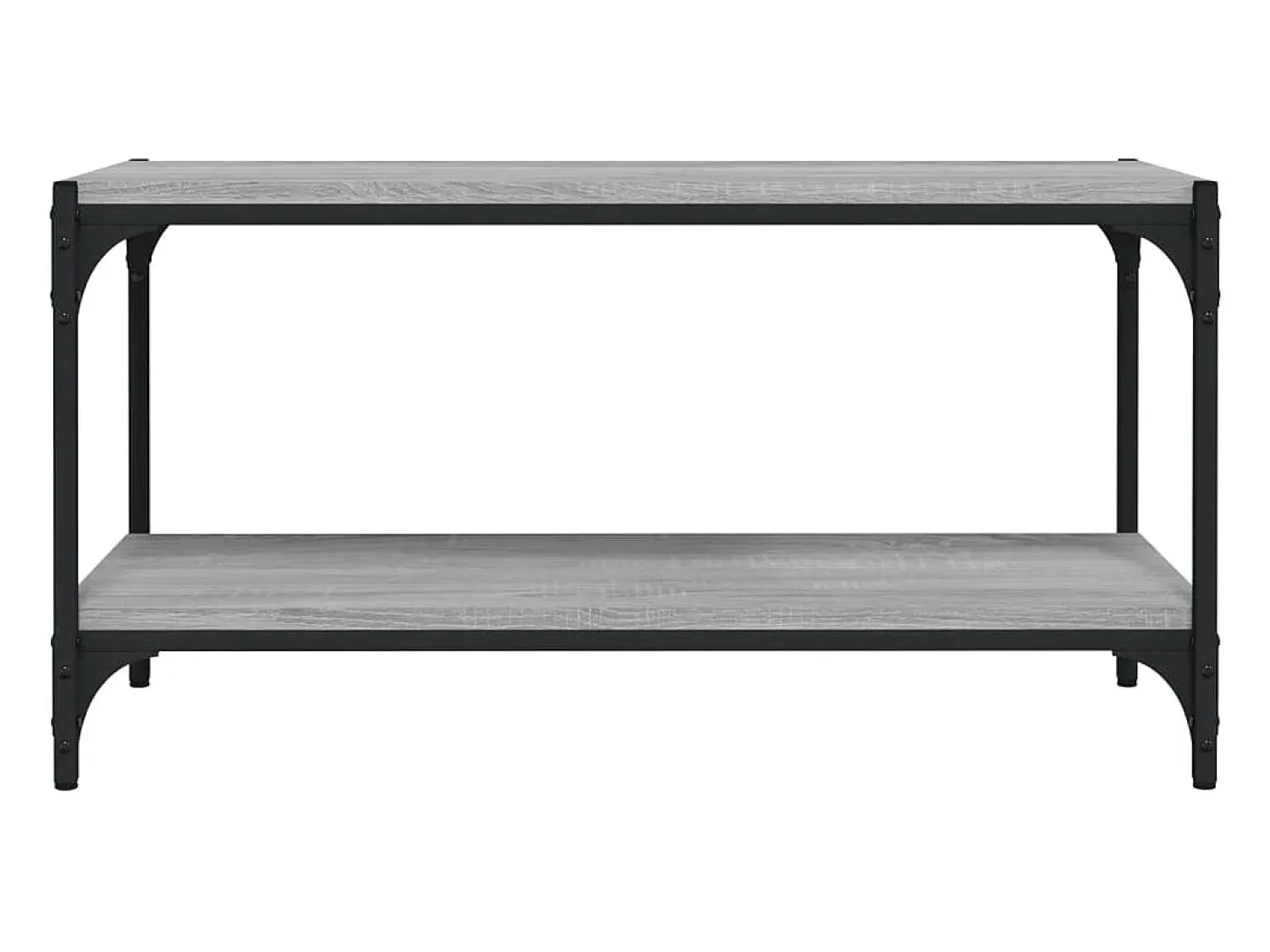 Móvel de TV 80x33x41 cm derivados madeira/aço sonoma PT191380 Cinzento
