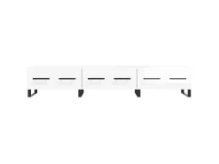 Móvel de TV 150x36x30 cm derivados de madeira brilhante PT664625^ Móvel De Tv