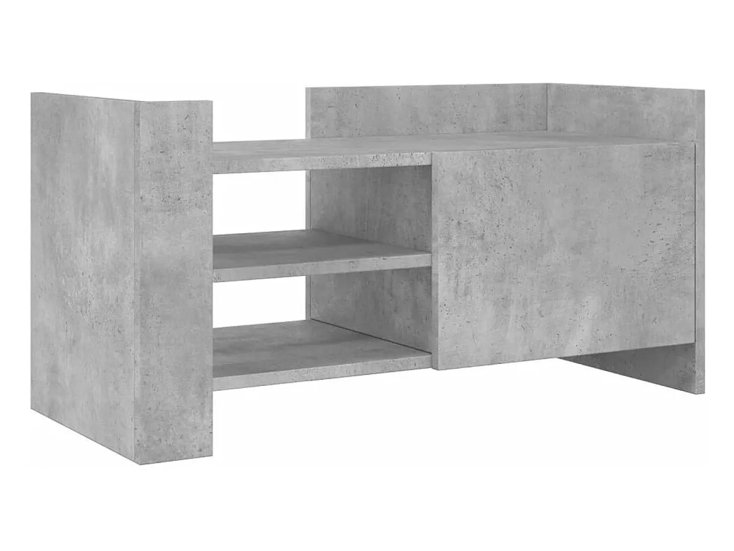 Móvel De Tv| Móvel de TV 80x35x40 cm derivados de madeira cinza-cimento PT218181 Cinzento