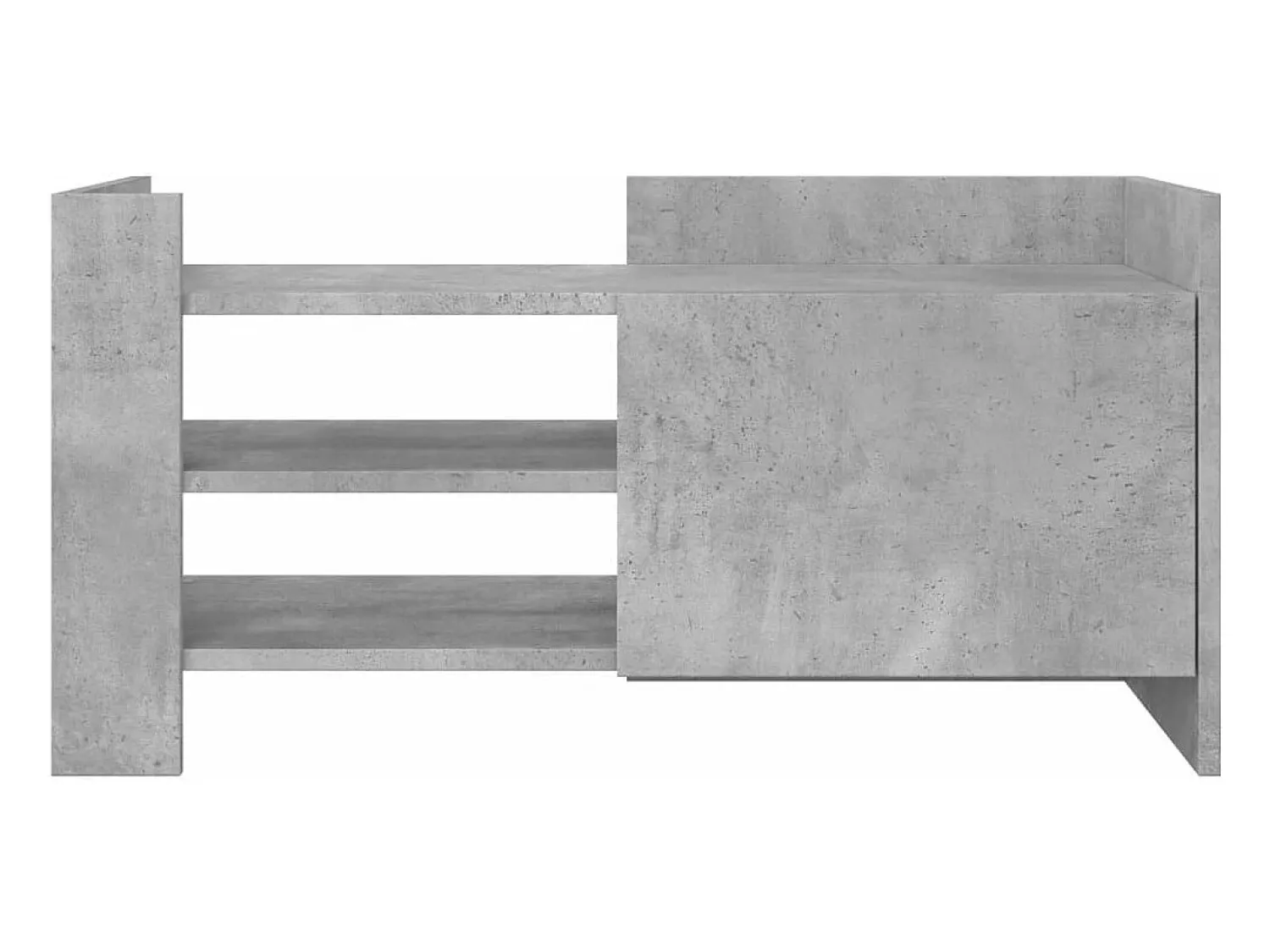 Móvel De Tv| Móvel de TV 80x35x40 cm derivados de madeira cinza-cimento PT218181 Cinzento