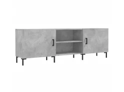 Móvel De Tv| Móvel de TV 150x30x50 cm derivados de madeira cinza-cimento PT979888 Cinzento