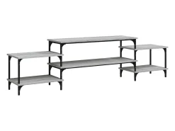 Móvel De Tv| Móvel de TV 197x35x52 cm derivados de madeira sonoma PT253530 Cinzento