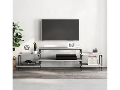 Móvel De Tv| Móvel de TV 197x35x52 cm derivados de madeira sonoma PT253530 Cinzento