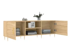 Móvel De Tv* Móvel de TV 150x30x50 cm derivados de madeira carvalho sonoma PT903636 Castanho