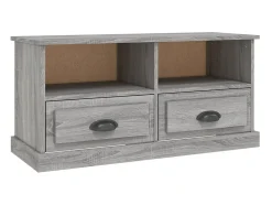 Outlet Móvel de TV 93x35,5x45 cm derivados de madeira sonoma PT736326 Cinzento