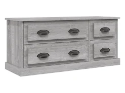 Móvel De Tv| Móvel de TV 100x35,5x45 cm derivados de madeira sonoma PT432719 Cinzento