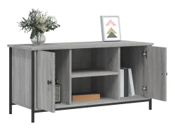Móvel De Tv| Móvel de TV 100x40x50 cm derivados de madeira sonoma PT385879 Cinzento