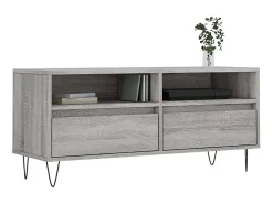Móvel De Tv| Móvel de TV 100x34,5x44,5 cm derivados madeira sonoma PT825929 Cinzento