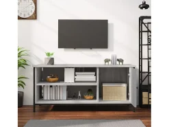 Móvel De Tv| Móvel de TV 100x40x45 cm derivados de madeira sonoma PT502074 Cinzento