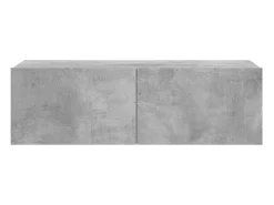 Móvel De Tv* Móvel de TV 100x30x30 cm derivados de madeira cimento PT873596 Cinzento