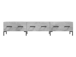 Móvel De Tv| Móvel de TV 150x36x30 cm derivados de madeira cimento PT907642 Cinzento