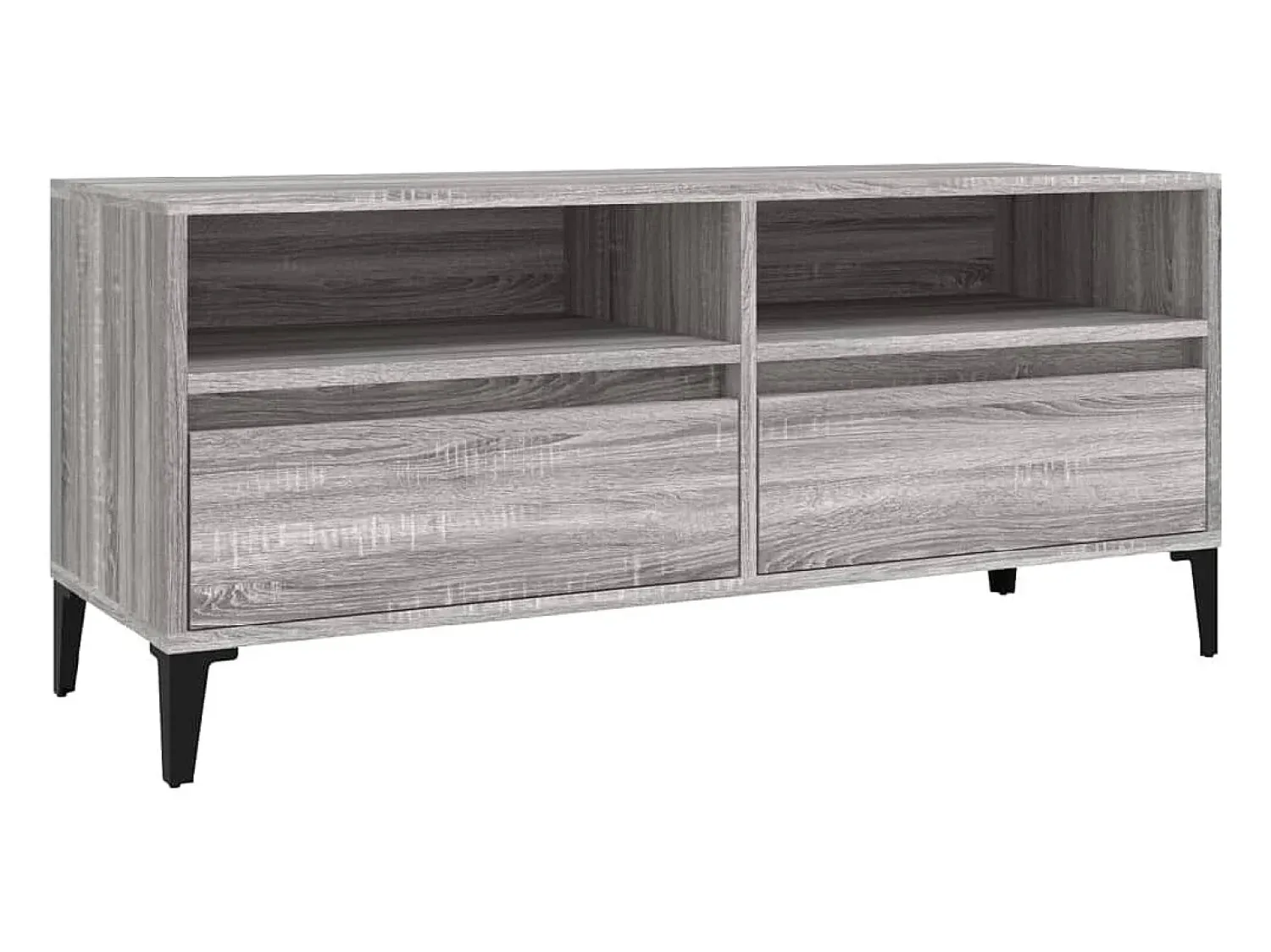 Móvel De Tv| Móvel de TV 100x34,5x44,5 cm derivados madeira sonoma PT205799 Cinzento